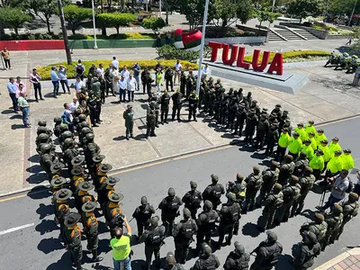 250 uniformados del grupo de fuerzas especiales, llegan a Tuluá para hacerle frente a la delincuencia