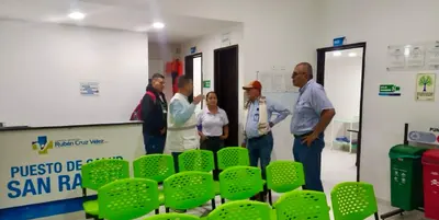 Secretaría de Salud Municipal y Hospital Rubén Cruz Vélez visitan de Puestos de Salud de la zona rural