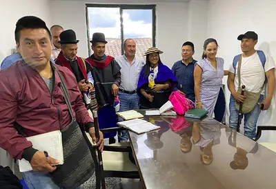 Alcalde Municipal atiende a comunidad indígena Misak y brinda total apoyo en la construcción de proyectos que beneficien a Tuluá