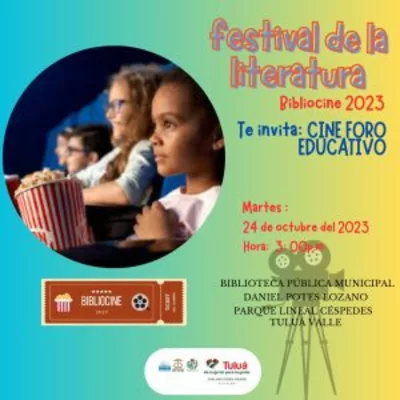 Cine foro educativo - 24 octubre 2023 - Alcaldía de Tuluá