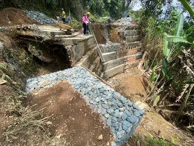 Alcaldía inició construcción de obras de mitigación y mejoramiento de vía en la zona rural